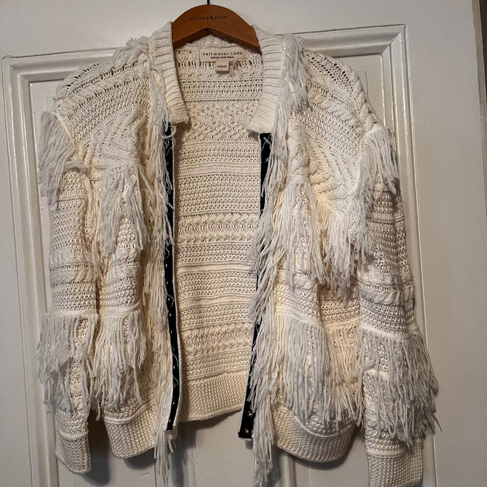 Saltwater Luxe Fringe Cardigan